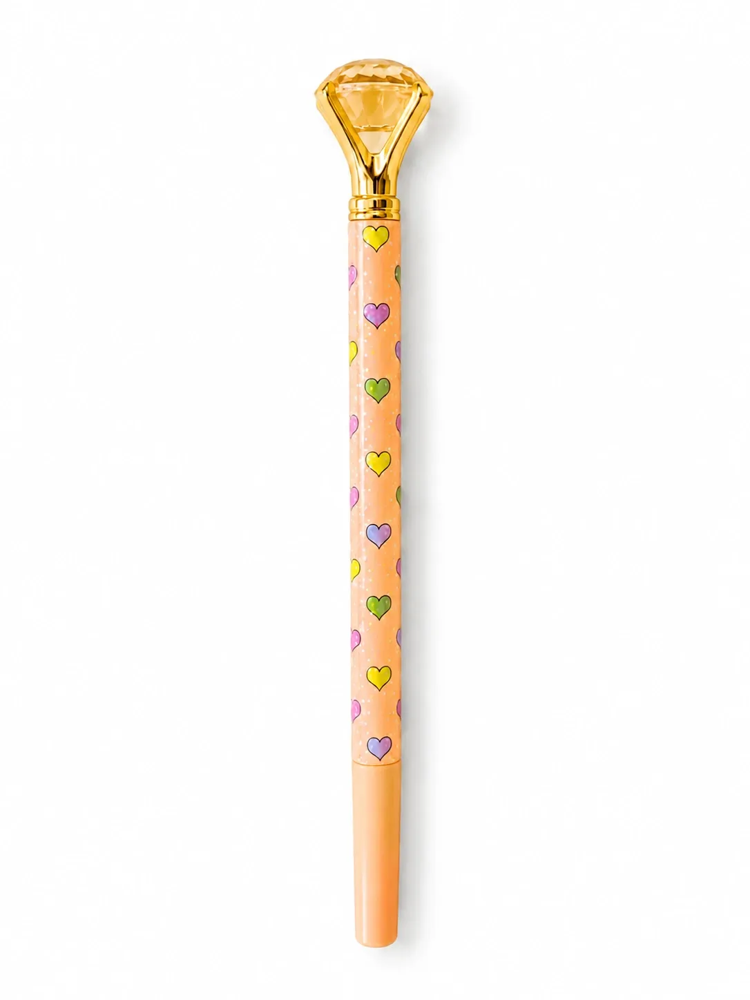 Diamond Gel Pen – Peach